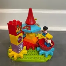 LEGO DUPLO My First Carousel 10845 Spinning Gears Building Set Complete