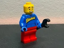 Lego Fabuland Bernard Bear Costume Minifigure, Vending Machine(21358) Incomplete