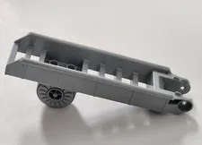 Lego Light Gray Duplo Ladder 7 Rung Locking Ring Drum Narrow Ridged Holder