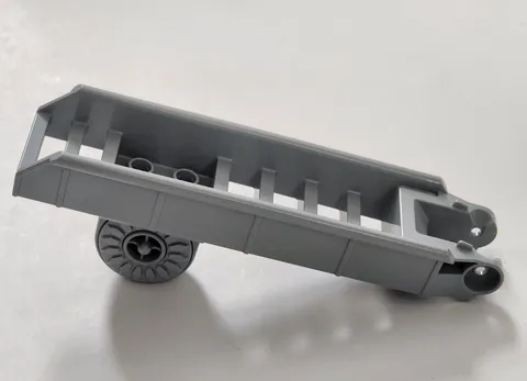 Lego Light Gray Duplo Ladder 7 Rung Locking Ring Drum Narrow Ridged Holder