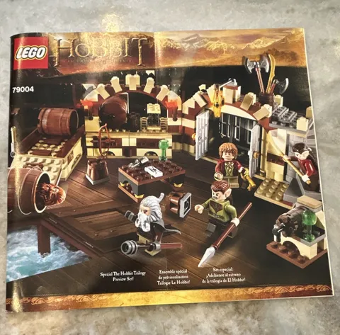 LEGO The Hobbit 79004 An Unexpected Journey Instruction Manual Booklet 2012