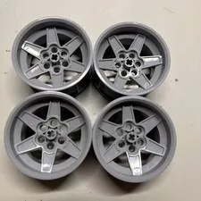 4X LEGO 15038 6045310 6276851 Wheel 56x34 Technic Racing - Light Bluish Gray