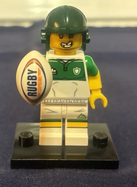 Lego 71025 Series 19 CMF Collectible Minifigure Rugby Player