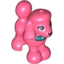 LEGO Minifigure Accessory Coral Dog, Friends, Poodle