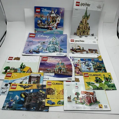 Lego Manual Lot Harry Potter Animal Crossong Disney Lego City Frozen