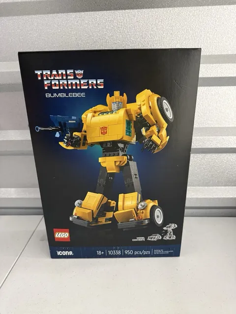 LEGO Icons Transformers Bumblebee Action Figure Collectible Building Set 10338