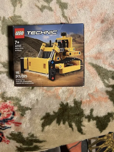 LEGO 42163 TECHNIC: Heavy-Duty Bulldozer 195 Pieces New Sealed 