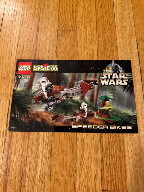 Lego Star Wars Speeder Bikes (7128) Instruction Booklet Only