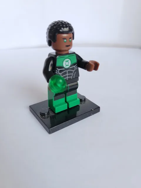 Lego Custom Minifigure John Stewart Green Lantern