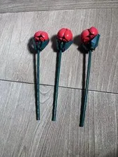 LEGO BOTANICALS Three LONG STEM ROSES NO BOX