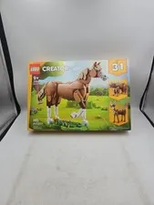 LEGO Creator 3-in-1 Beautiful Horse Building Set 31166 - 685 Pieces Deer Bear