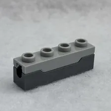 LEGO 15301c01 Dark Bluish Gray Projectile Launcher, 1 x 4 Spring Shooter