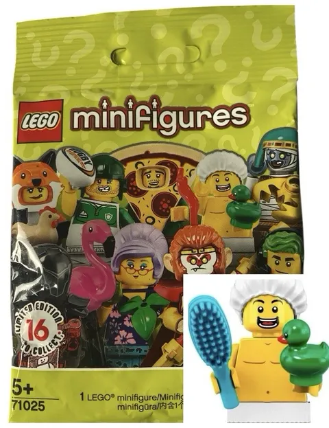 LEGO 71025 Shower Guy Series 19 #2 Minifigure CMF NEW & SEALED RETIRED SET Toys