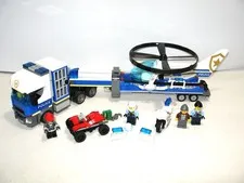 LEGO Retired City 60244 Police Helicopter Transport  Complete Set