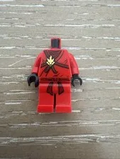 LEGO Red Ninja Body Minifigure Black Hands Plastic Figure Kai