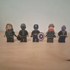 Lot Of 5 Lego Marvel Minifigures