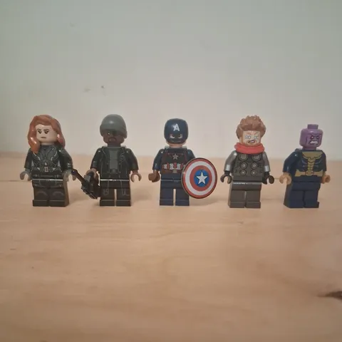 Lot Of 5 Lego Marvel Minifigures