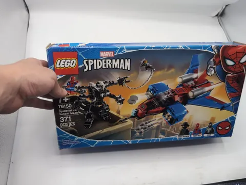 LEGO Super Heroes Spiderjet vs. Venom Mech 76150 Box Only