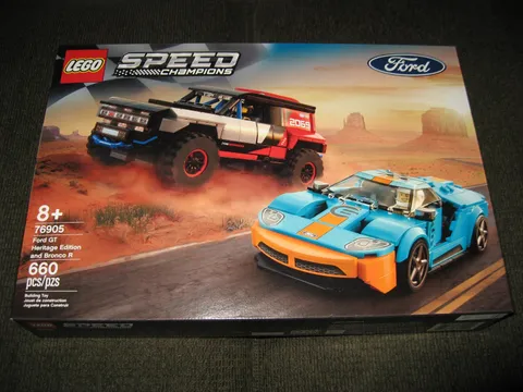 MINT BOX UNOPENED Lego Speed Champions 76905 Ford GT Heritage Edition & Bronco R