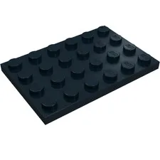 10x LEGO® Part 3032 - Plate 4 x 6