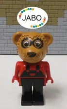 (E5/8) Lego Fabuland figure fab12b Ricky Raccoon 3668