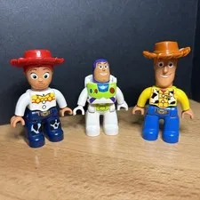 Lego Duplo Disney Toy Story Buzz Lightyear Woody Jessie Minifigs Trio Figures X3