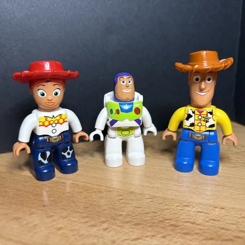 Lego Duplo Disney Toy Story Buzz Lightyear Woody Jessie Minifigs Trio Figures X3