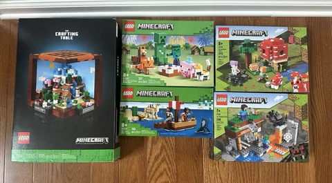 LEGO Minecraft Empty Box Lot 21265 21281 21179 21166 21259 Empty Box Only
