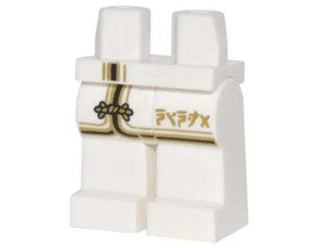 LEGO® Part 970c00pb0690 - Hips and Legs with Robe Tails - Sensei Wu