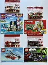 Lot of 4 Incomplete LEGO Sets Instruction Manuals Only and Some Pieces
