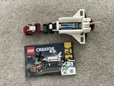 LEGO CREATOR: Shuttle Transporter Set 31091 With Instructions Missing 10 Pieces