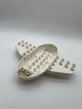 LEGO DUPLO Airplane Replacement part - White Base 12 x 12 x 2,5 (18720)