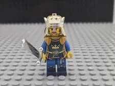 Lego Castle Fantasy Era Crown King No Cape Minifigure 852293