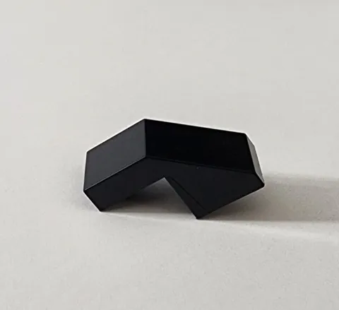 LEGO Black Slope 45 2 x 1 with Cutout without Stud 28192