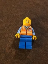 Lego Construction Worker Minifigure 