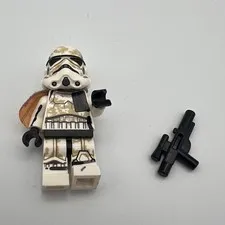 LEGO Star Wars Sandtrooper Minifigure Orange Pauldon Camo Blaster sw0364