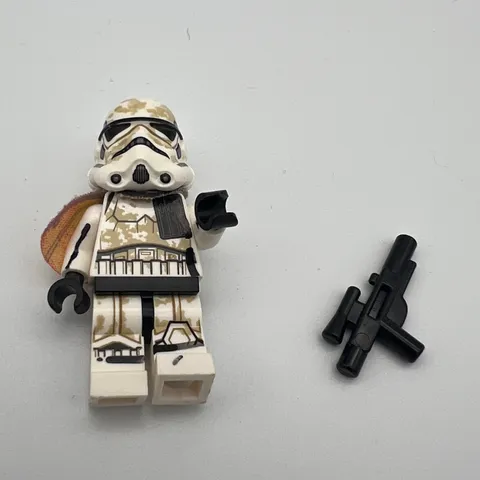 LEGO Star Wars Sandtrooper Minifigure Orange Pauldon Camo Blaster sw0364