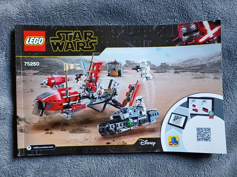 LEGO Star Wars 75250 Pasaana Speeder Chase Instruction Manual Book ONLY