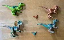 LEGO Jurassic World Dinosaur 6pc Lot Mini Figures Including 2 Babies