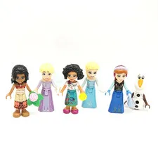 LEGO Disney Princess Mini Doll Bundle 5 Figures Anna Elsa Olaf Rapunzel Moana