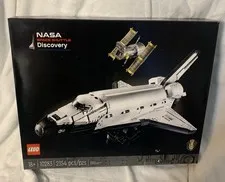 LEGO Icons: NASA Space Shuttle Discovery (10283)Box Has Wear And A Spot See Pics