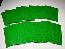 LEGO Lot of 23 Green 8x16 Plates Genuine LEGO Parts Bulk Building Base Plates