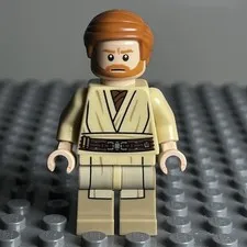 LEGO Star Wars Episode 3 Obi-Wan Kenobi Minifigure (75040) sw0535 - 2V