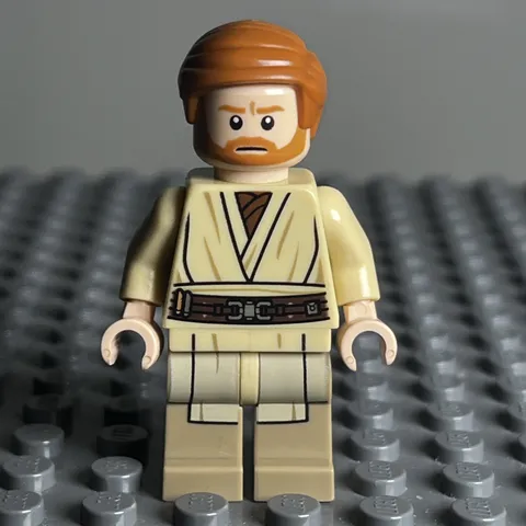 LEGO Star Wars Episode 3 Obi-Wan Kenobi Minifigure (75040) sw0535 - 2V