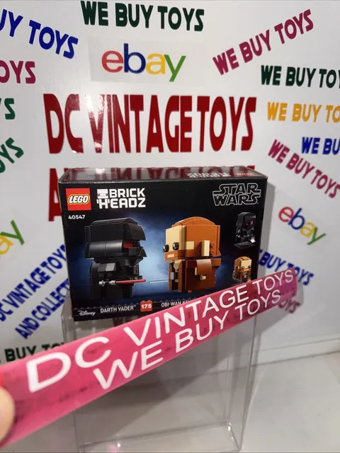 LEGO BRICKHEADZ: Obi-Wan Kenobi & Darth Vader (40547) Brand 🔥 New Sealed 🔥