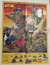 LEGO Castle Poster (1993), Dragon Masters Black Knights 21" x "16 + Soccer