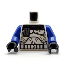 Lego Star Wars Phase 2 Captain Rex Minifigure Torso 501st Clone Trooper 75012
