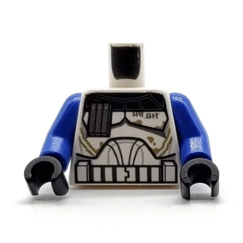 Lego Star Wars Phase 2 Captain Rex Minifigure Torso 501st Clone Trooper 75012