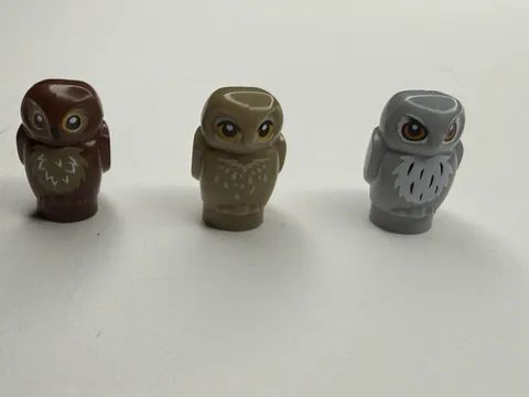Lego Animal Baby Owl Lot Of 3 