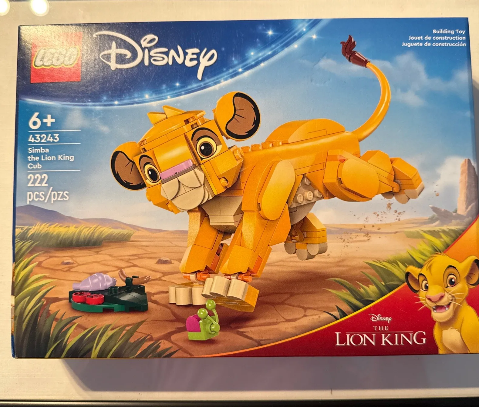 LEGO Disney Simba the Lion King Cub Disney Toy 43243 New in Box